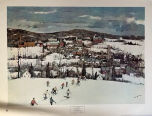 Paul Sample “Boys’ out Skiing” 1963