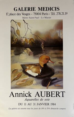 Aquarelles de Soie, Annick Aubert, 1984